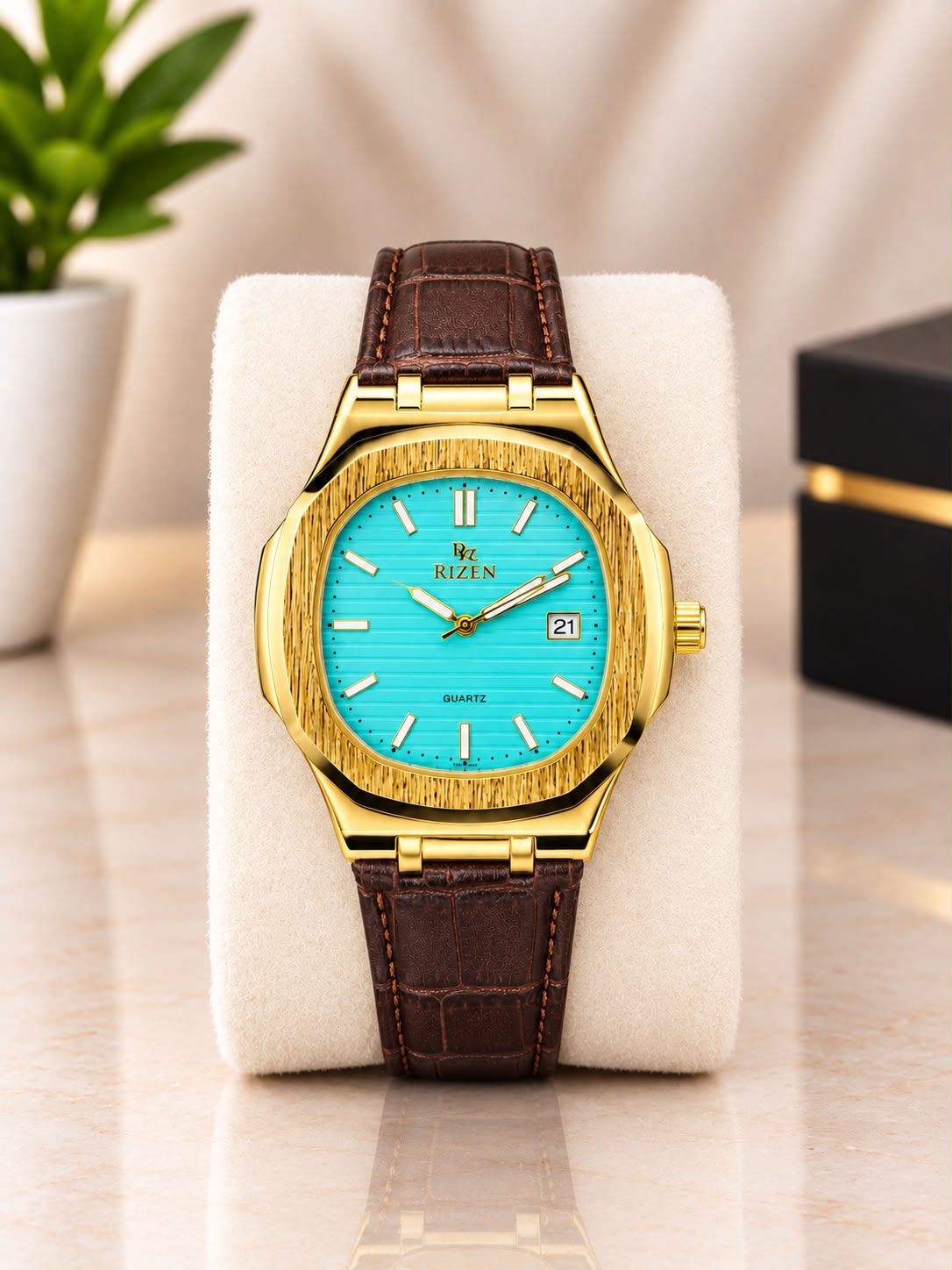 RIZEN Luxury  Nautilus Style Watch