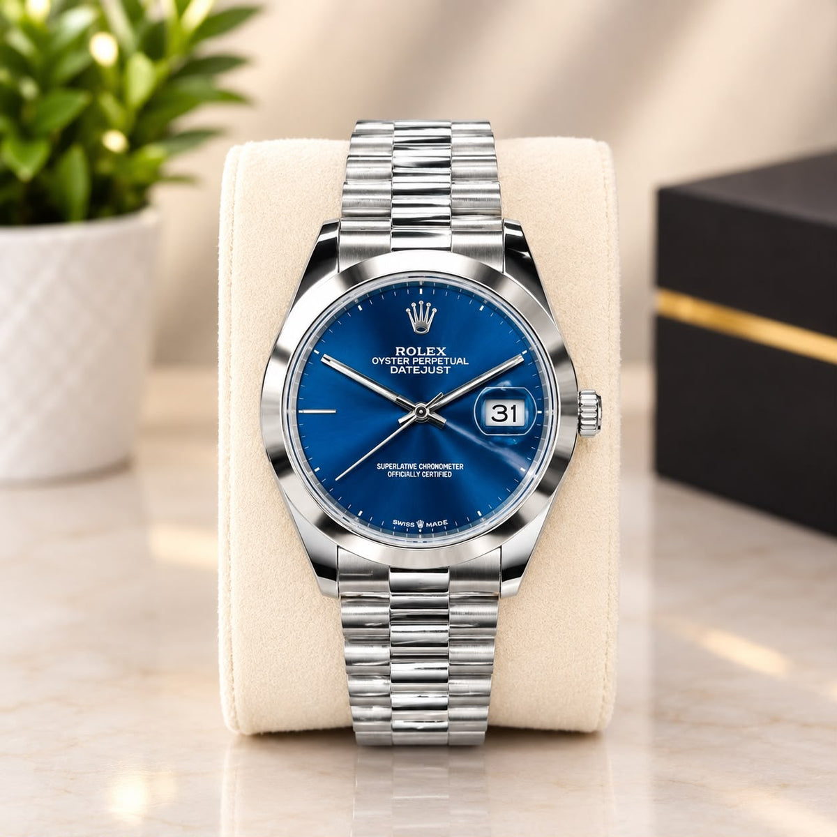 Rolex Silver Chain