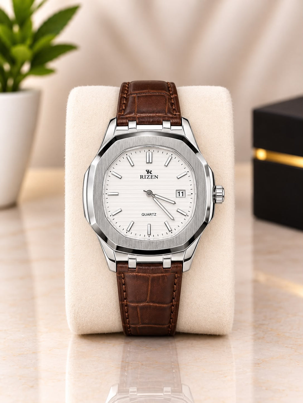 RIZEN Luxury  Nautilus Style Watch